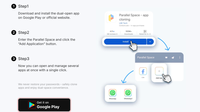 How to Use Parallel Space to Clone WhatsApp