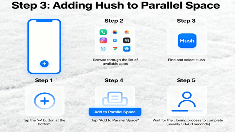 Step 3: Adding Hush to Parallel Space