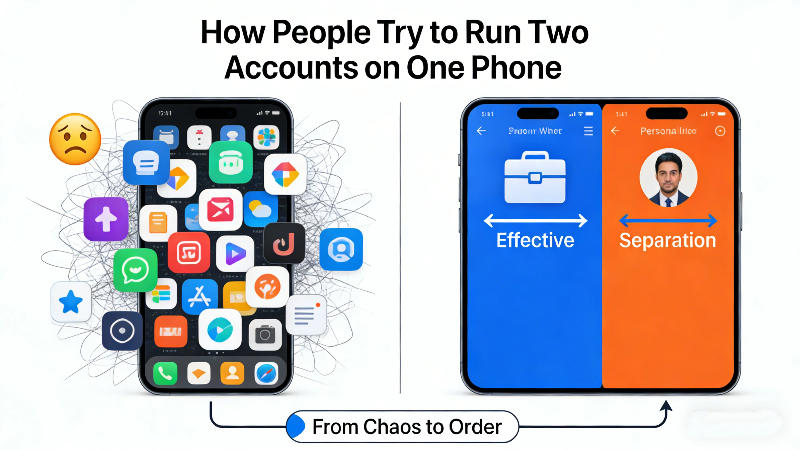 Run Two Accounts on One Phone