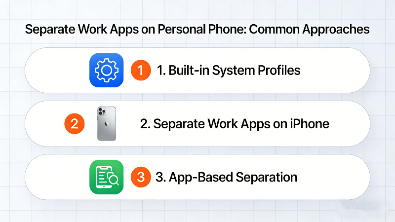 Separate Work Apps on Personal Phone